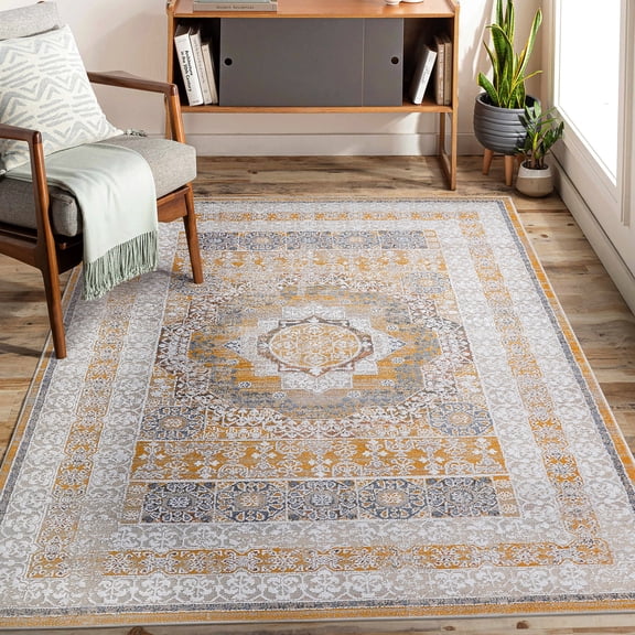 Cream Non-Shedding & Stain Resistant | Ideal for Living Room, Bedroom, and Dining Area, Soft Underfoot
