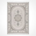 thumbnail image 1 of Cream Oriental Polyester Area Rugs for Living Room Jacquard Textured Modern Rugs Soft Geometric Rug for Bedroom Mid Century Washable Rug Non-Slip Bohemian Perfect for Dining Room Office, 1 of 4