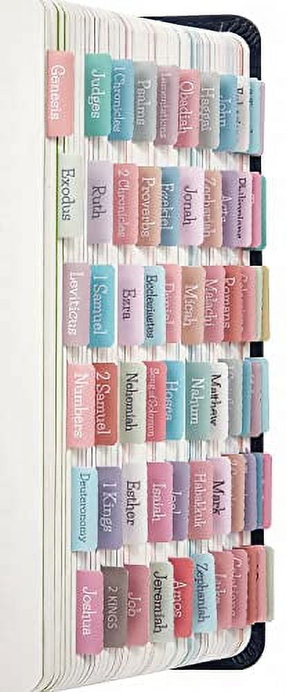  DiverseBee Laminated Bible Tabs (Rose Gold Embossed  Lettering), Bible Journaling Supplies, Bible Book Tabs, Christian Gift, 73  Bible Tabs Old and New Testament, Includes 4 Blank Tabs (Pearl) : Office  Products