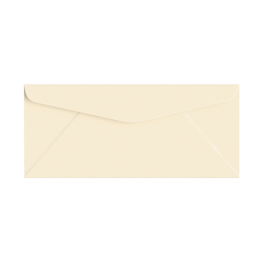 Cream Pastel Color #10 Envelopes - Great for Mailing Letters, Business Memos, Invitations, Invoices, Bills | 4 1/8" x 9 1/2" | 50 Envelopes