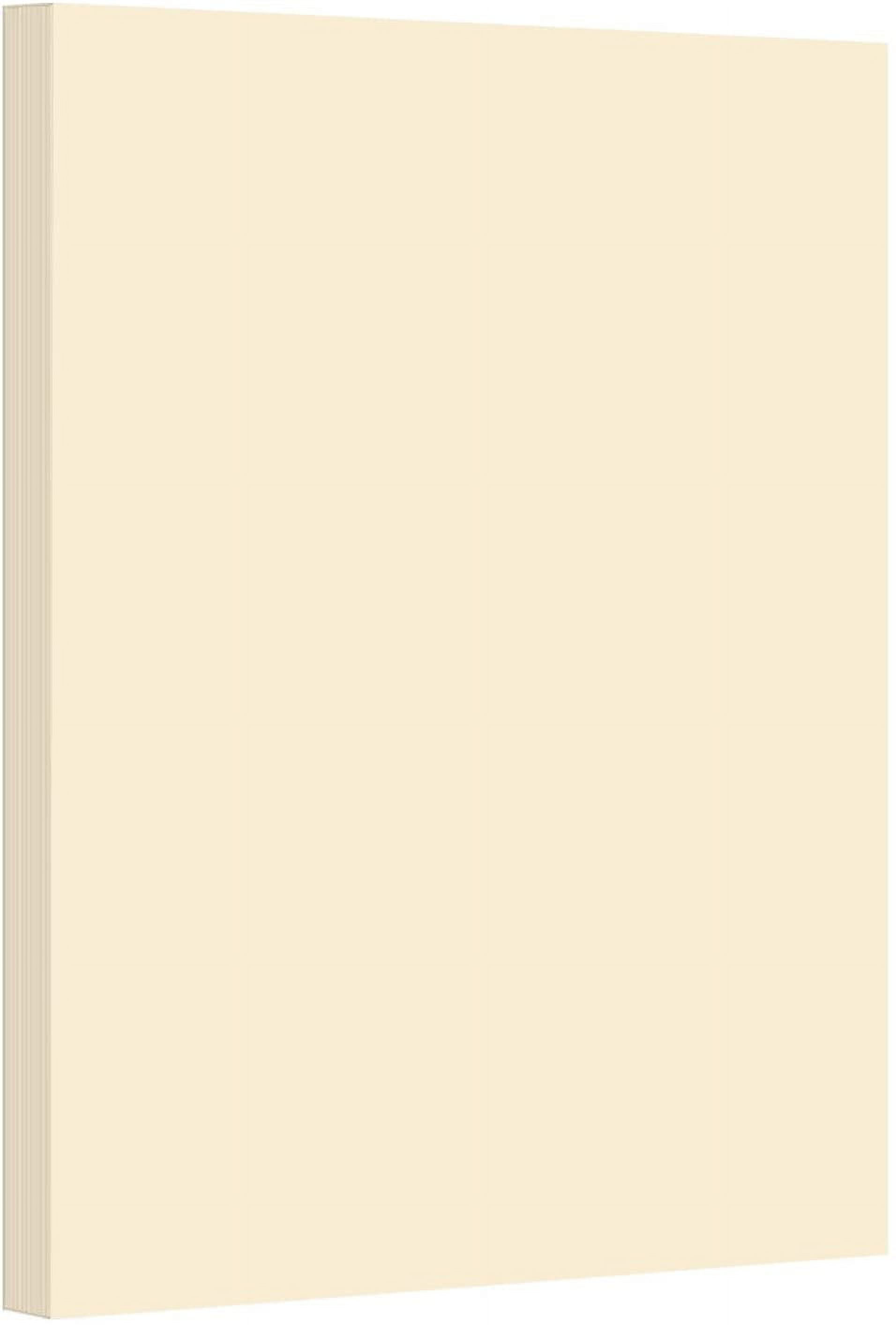 Cream Pastel Color Card Stock Paper, 67lb Cover Medium Weight Cardstock