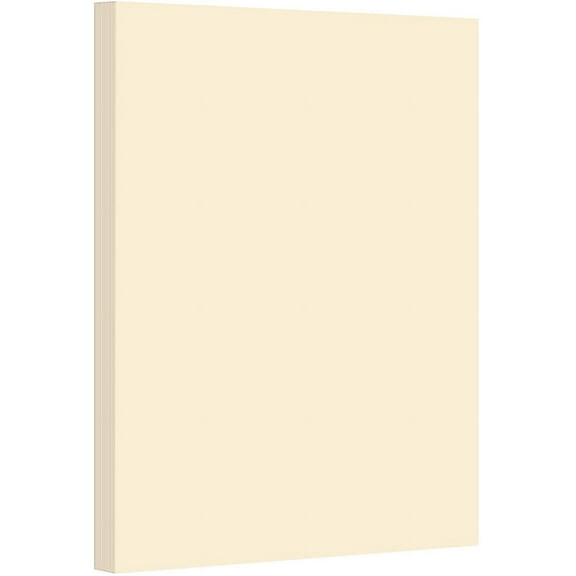 Cream Pastel Color Card Stock Paper, 67lb Cover Medium Weight Cardstock, for Arts & Crafts, Coloring, Announcements, Stationary Printing at School, Office, Home | 8.5 x 11 | 50 Sheets Per Pack
