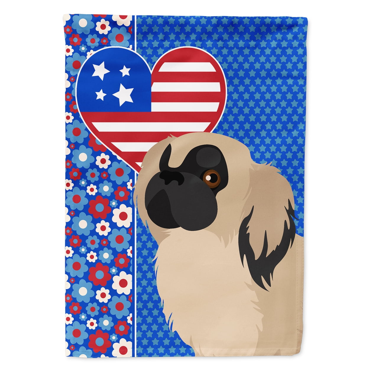 Carolines Treasures DAC5951GF 15.5 X 11.25 In. Pekingese Cowboy Welcome Garden Flag