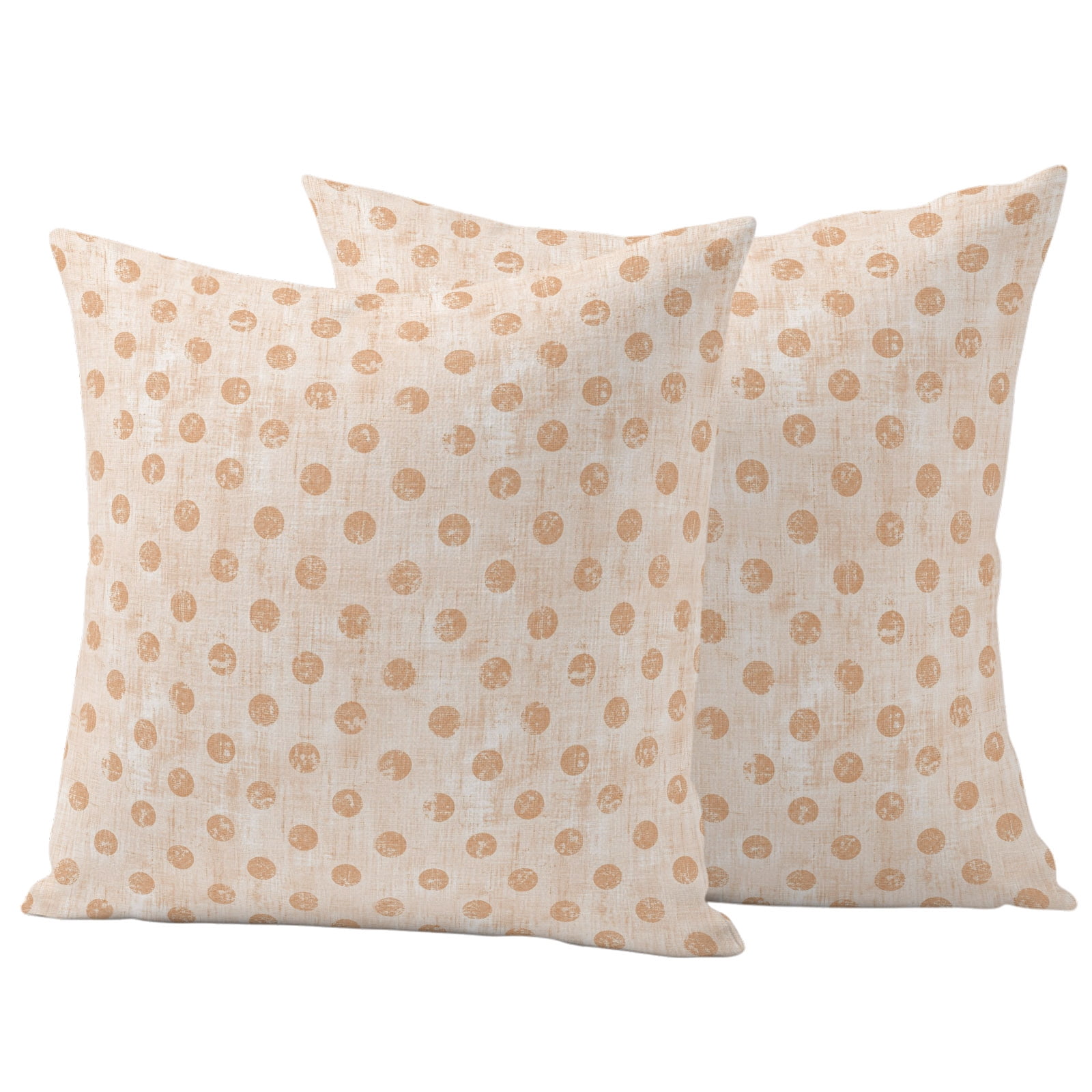 Cream Polka Dots Spots Outdoor Pillow Covers Set of 2 Abstract Modern ...