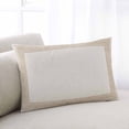 thumbnail image 1 of Cream Retro Greek Key Lumar Pillow Covers,Geometric Greece Ancient Farmhouse Rustic Soft Throw Pillow Cases with Invisible Zipper,Decorative Pillowcase Pillows Protectors for Sofa Bed Chair 16"x24", 1 of 9