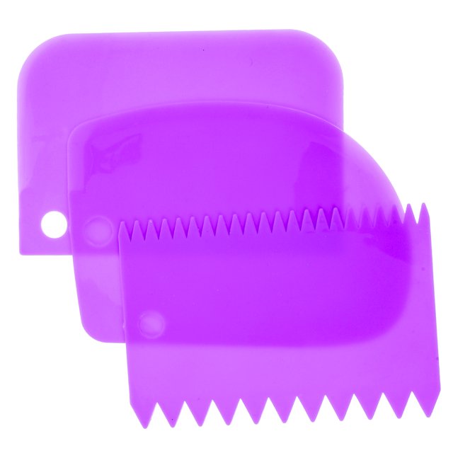 Cream Scraper Cake Smoothing Scrapers Kitchen Plastic Icing Smoother Decorating Comb Frosting 15