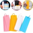 thumbnail image 1 of Cream Scraper Plastic Double Sided Tooth Cake Scraper Double-sided Cake Cream Smoothers DIY Baking Tools Cake Decorating Comb, 1 of 10