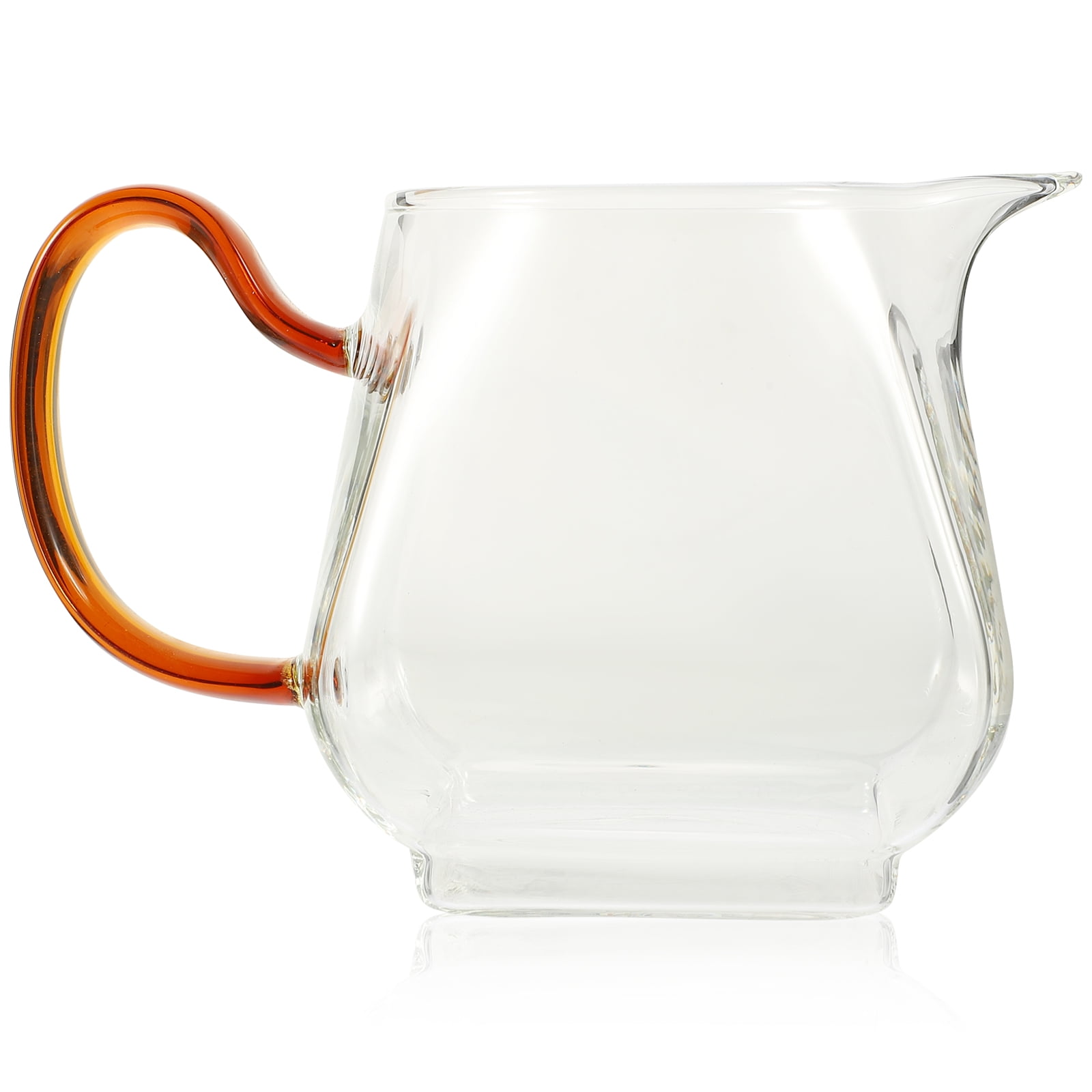 Cream Separator Coffee Creamers Glass Justice Cup Syrup Jar Server