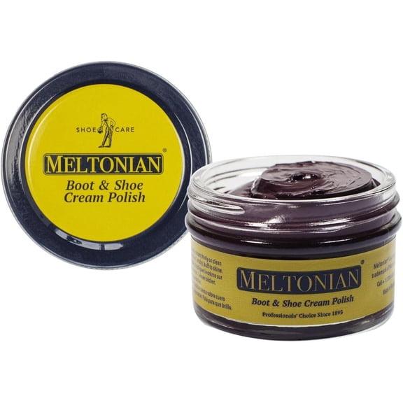 Cream Shoe Polish, Boot Polish, Leather Shoe Polish Oil Based with Beeswax, Restores and Protects, Over 60 Colors