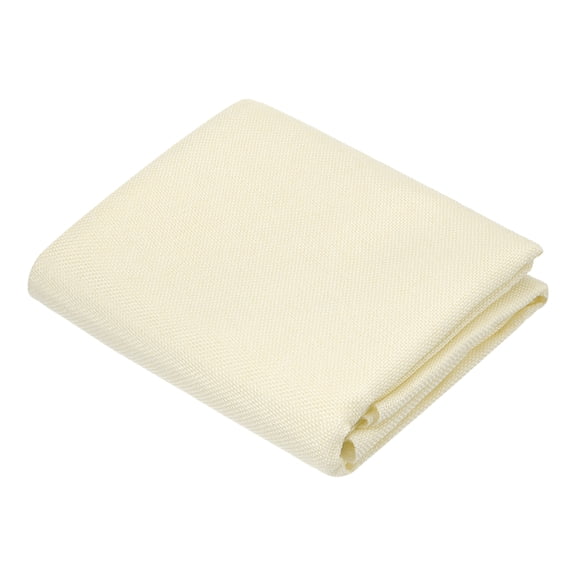Uxcell Black Speaker Mesh Grill Cloth (not Cane Webbing) Stereo Box Fabric Dustproof Cloth Cream 13.8 x 59"