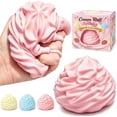 thumbnail image 1 of Cream Squishy Stress Ball, Reshapable Scented Novelty Cake Squeeze Toy, Realistic Sensory Fidget for Kids & Adults, Party Favors & Holiday Gifts, 1 of 4