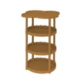 thumbnail image 1 of Cream Style Sofa Side Table Living Room Small Coffee Table Floor-to-ceiling Movable Storage Table Four-leaf Cloud Shelf, 1 of 4