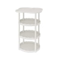 thumbnail image 1 of Cream Style Sofa Side Table Living Room Small Coffee Table Floor-to-ceiling Movable Storage Table Four-leaf Cloud Shelf, 1 of 6