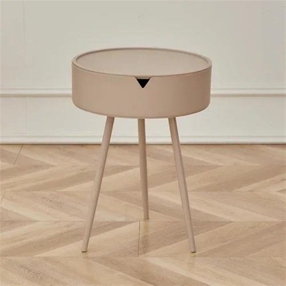 Cream Tea Table Living Room Small Sofa Side Round Tables Bedside Table Simple Balcony Tables Small House Furniture Nordic Mesas