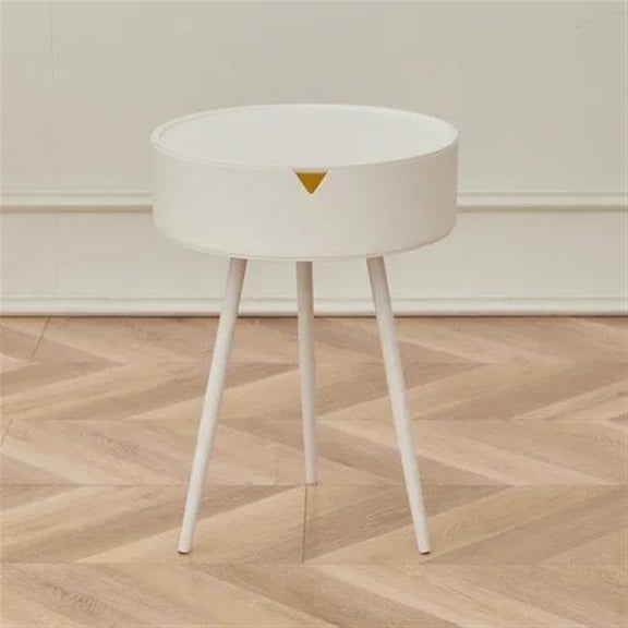 Cream Tea Table Living Room Small Sofa Side Round Tables Bedside Table Simple Balcony Tables Small House Furniture Nordic Mesas
