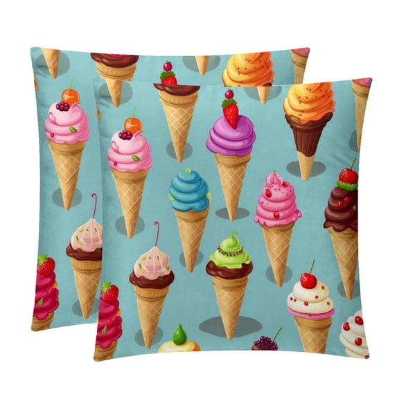 Cream Velvet Pillow Covers Set of 2 with Unique Patterns for Decorative Pillows - 16x16, 18x18, 20x20 Inches for Various Occasions - Includes Pillow Inserts - 230 Characters