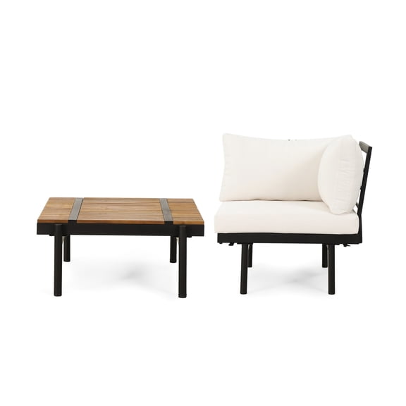 Cream Water- Upholstered With Robust Wood And Iron Frame