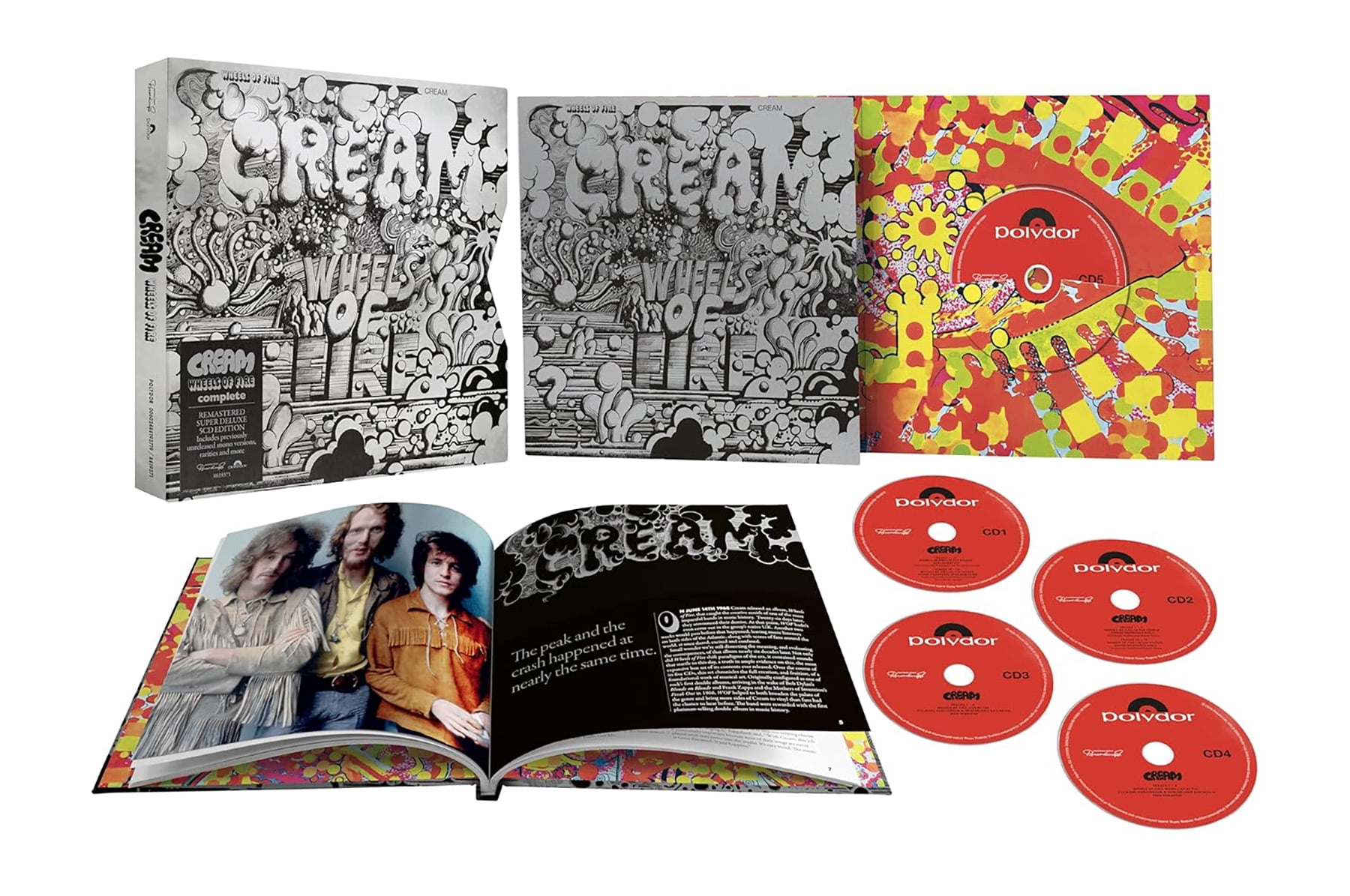 Cream - Wheels Of Fire (5 CD Box Set) - CD - Walmart.com