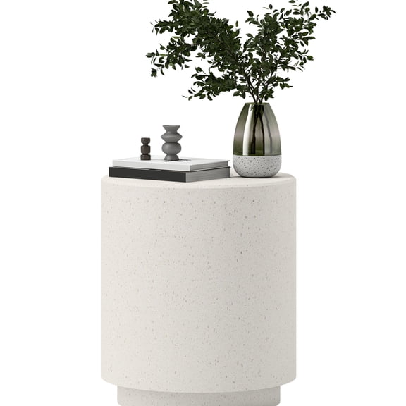 Cream White Accent Table, Design, Water-, Adjustable Feet For Wine Cellar Table With Finish, Lightweight Structure, Feet, White, Multipurpose