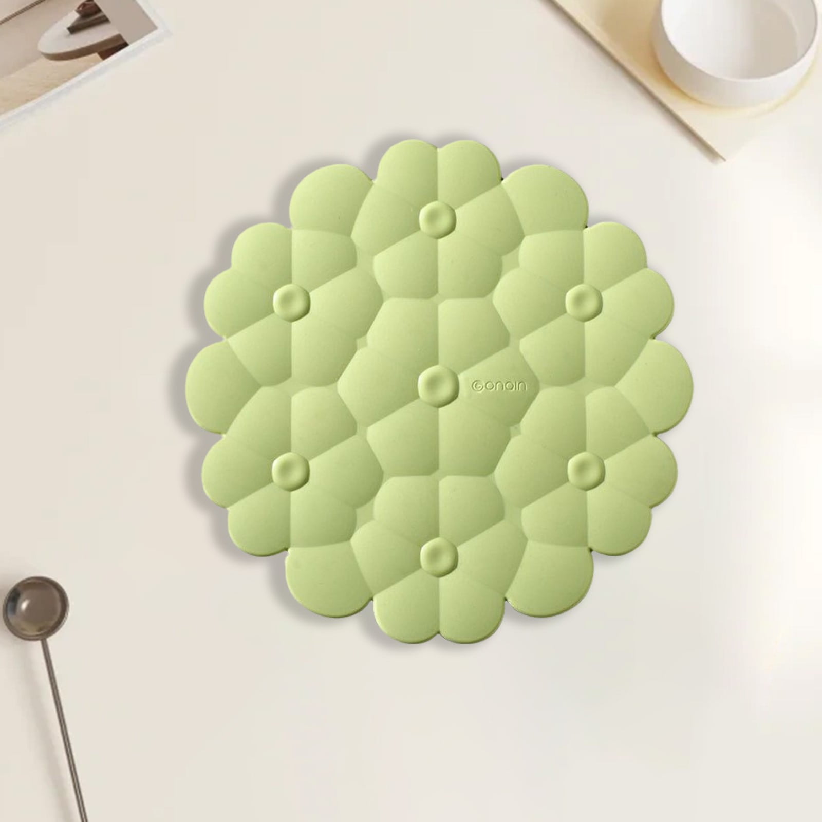 Cream Wind Silica Heat Insulating Mat Pot Mat High Temperature Wear