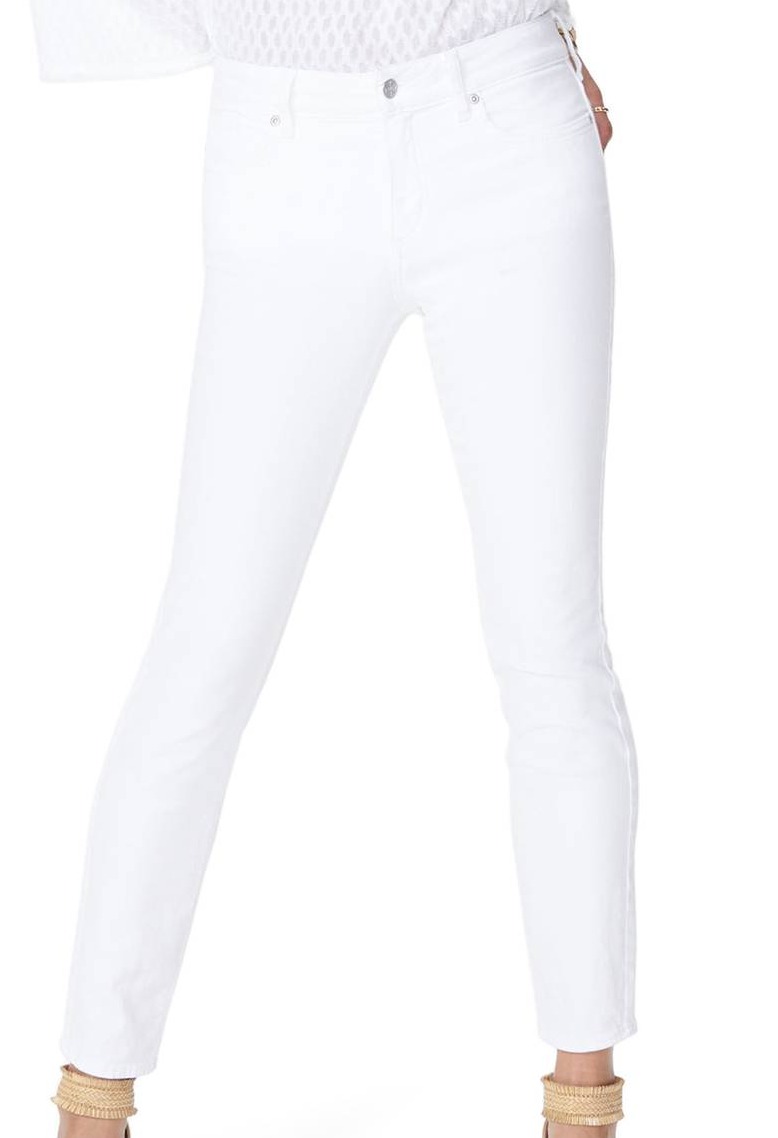 Cream Women's Stretch Ankle Skinny Jeans 18