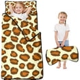 thumbnail image 1 of Cream and Brown Of Leopard Print Toddler Nap Mats for Kids Preschool,Sleeping Mat Bag or Kids,Toddler Sleeping Bag,Toddler Nap Mat or Daycare, 1 of 6