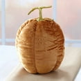 thumbnail image 1 of Cream and Gold Harvest Decor - Bronze 9.5" Plush Pumplins, 1 of 9
