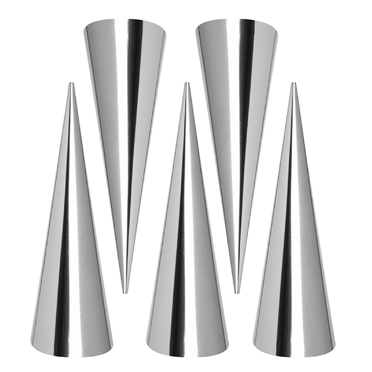 Cream corner molds, baking cones Stainless steel roll corners to form