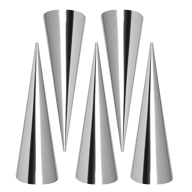 Cream corner molds, baking cones Stainless steel roll corners to form