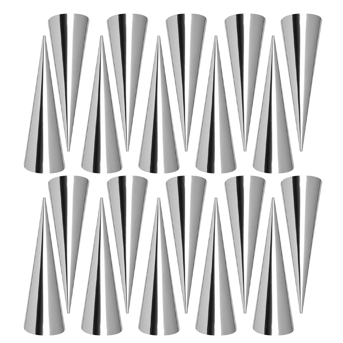 Cream corner molds, baking cones Stainless steel roll corners to form