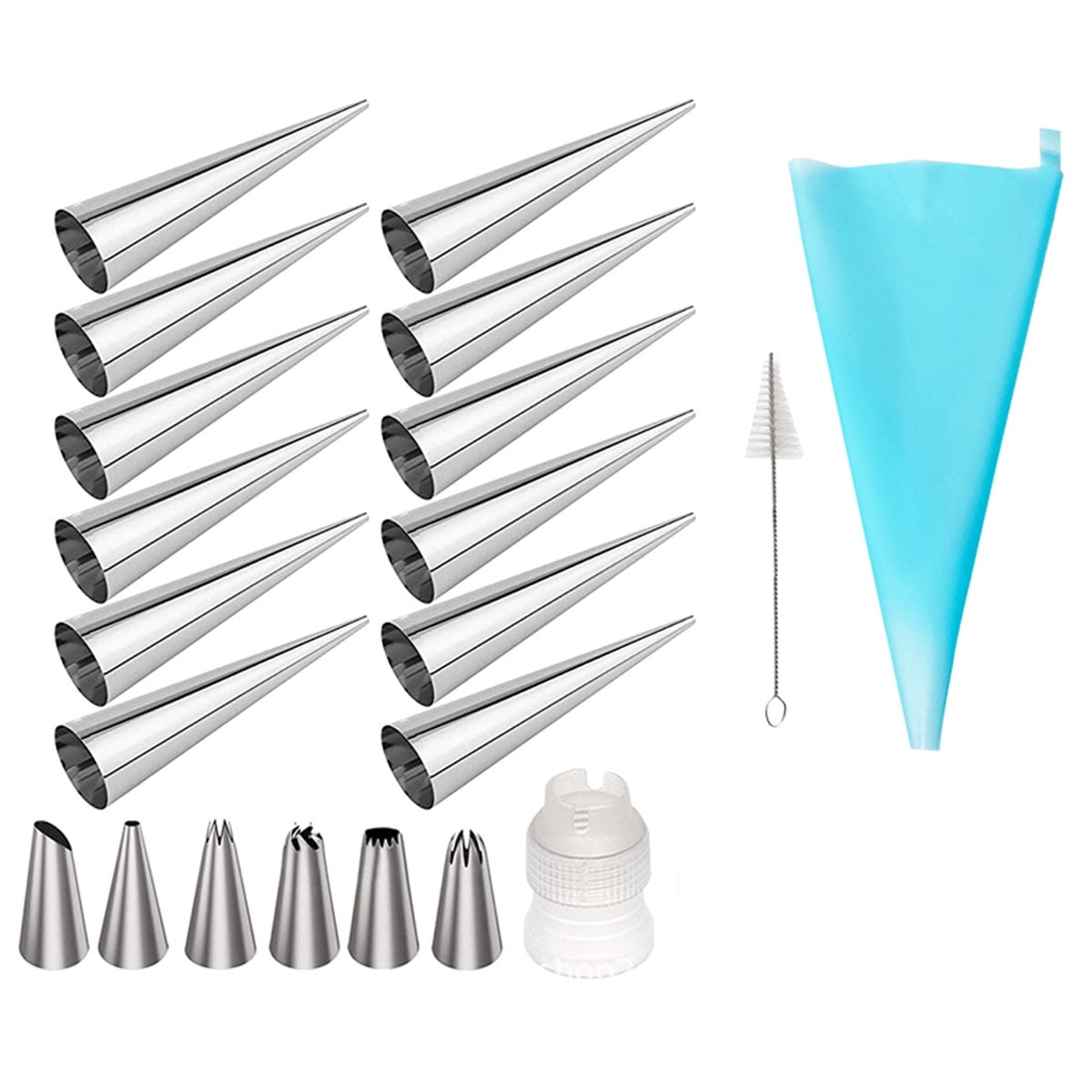 Cream horn mould Large size cream horn form, conical Danish pastry