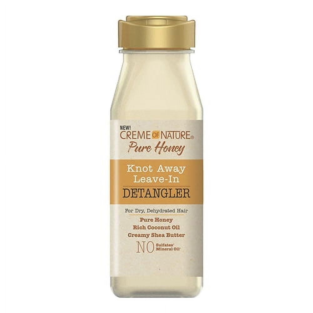 Cream of Nature Pure Honey Knot Away Leave-In Detangler, 8 Oz, 2 Pack
