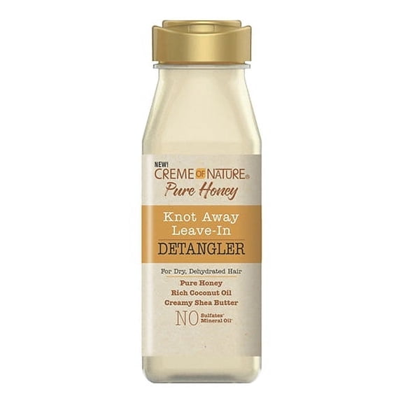 Cream of Nature Pure Honey Knot Away Leave-In Detangler, 8 Oz, 2 Pack