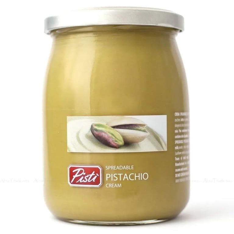 Pisti Cream of Pistachio, Sicilian Nut Spread, 21.2 Ounce (600g