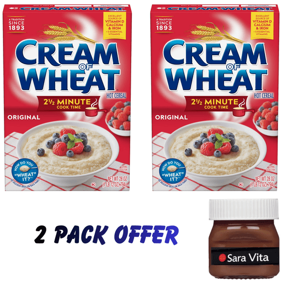 Cream of Wheat 2.5 Minute Hot Cereal, Original Flavor, Kosher, Shelf-Stable, 28 oz Box