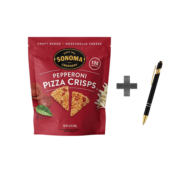 Creamery Pepperoni Pizza Cheese Crisps, 9.5oz.