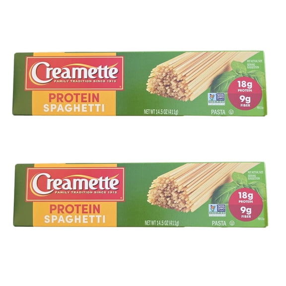 Creamette Protein Spaghetti Pasta 14.5 Oz (2 Pack)