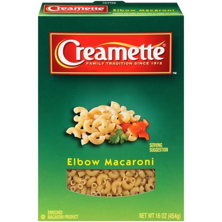 Creamette Small Elbow Macaroni Pasta, 16-Ounce Box