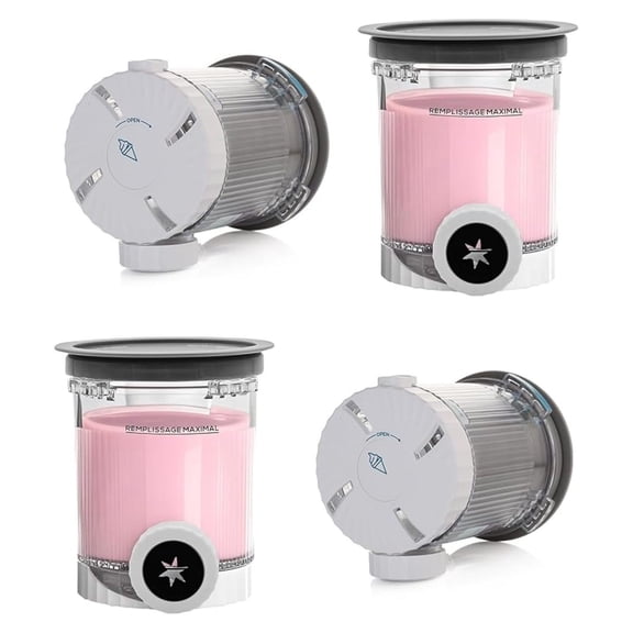 Creami Pint Containers with Lids (4 Pack) - NC700 Compatible - 16oz Makers Cups for Swirl & Soft Serve - BPA Free, Dishwasher Safe