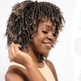 thumbnail image 1 of Creamily Dreadlock Wigs for Black Women and Men Braiding Hair Synthetic Blonde Wigs Crochet Hair Wigs for Halloween Wefted Wig Caps (Black Mix Blonde ), 1 of 5