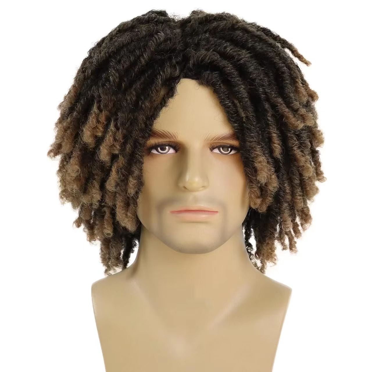 Creamily Mens Wigs Dreadlock Wigs for Men and Men Braiding Hair