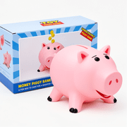 Creamily Piggy Bank for Kids Cute Pink Pig Money Box Saving Coin Box with Color Package Money Bank Great Gift