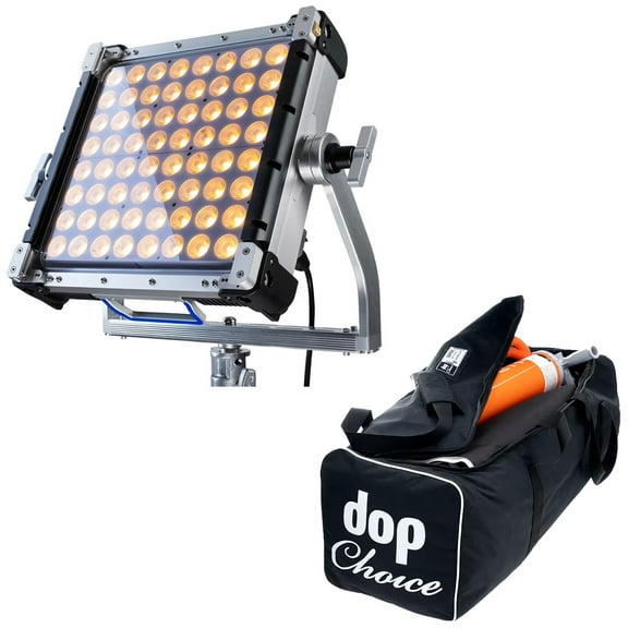 Creamsource Vortex4 1x1 325W RGBW LED Light Panel, Bundle with AIRGLOW 1x1 Booklight Complete Kit