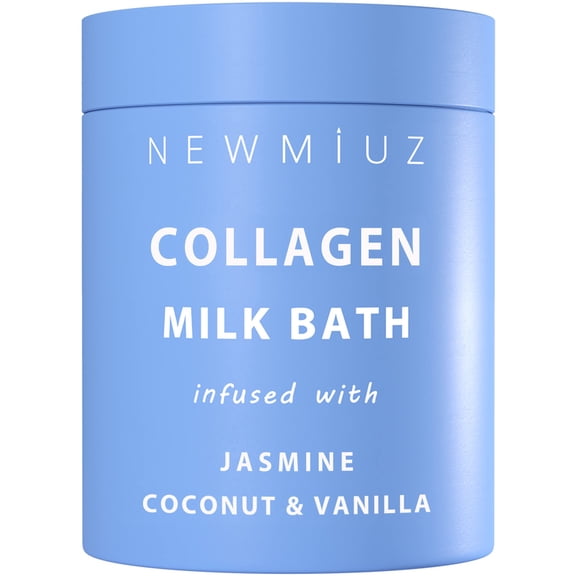 Creamy Coconut Collagen Milk Bath Soak Powder Moisturize & Soften Skin  Vanilla Jasmine Luxury Spa Bubble Bath Salt Mother's Birthday Christmas Relaxation Gifts for Women Perfect Stocking Stuffers