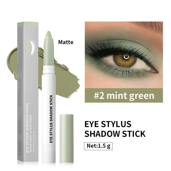 Creamy Eyeshadow Stick for Lids, Soft Blendable Shadow Pencil for Natural Look, Long Wear Shimmer Crayon for Quick Makeup, 1.5g Twist Up for One Stroke Application