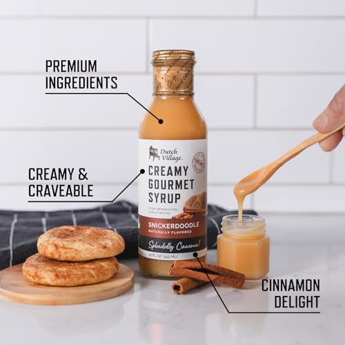 Creamy Gourmet Breakfast & Dessert Syrup Organic Ingredients Clean