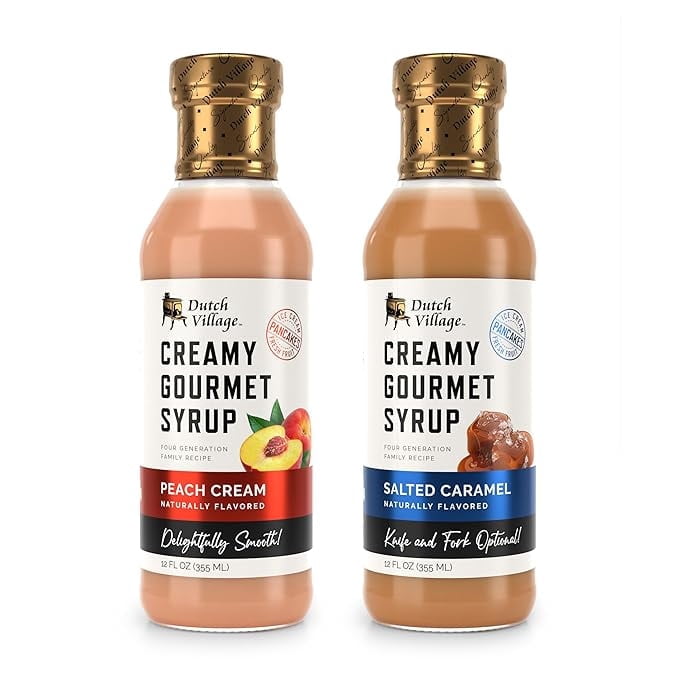 Creamy Gourmet Breakfast & Dessert Syrup | Organic Ingredients | Salted ...