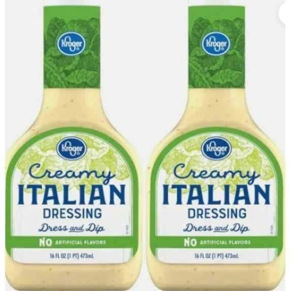Creamy Italian Salad Dressing, 2 Bottles, 16 Oz