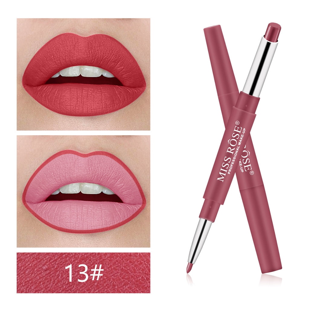 Creamy Lipstick Satin 2024 Buildable Non Stick Double end Lasting