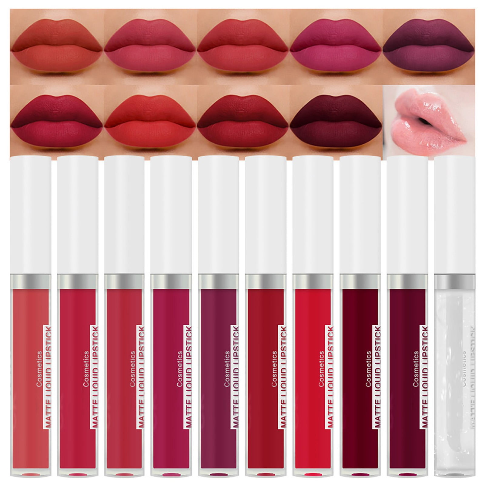 Creamy Lipstick Satin 2024 Buildable Non Stick Ladies Makeup Lasting Long 10pc Gloss Hydrating 0680